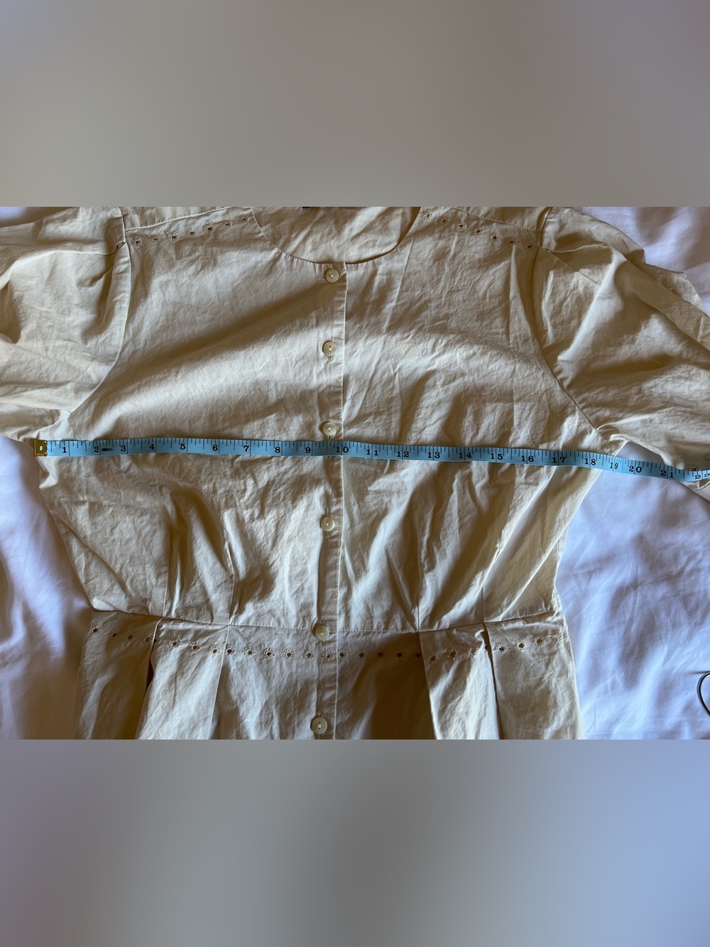 Jenni Kayne Harper Dress Ivory Size Medium - Picture 6 of 8